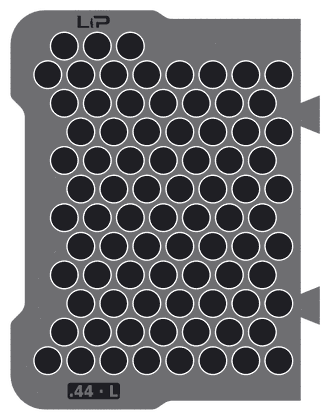 .44 · L insert half, top view