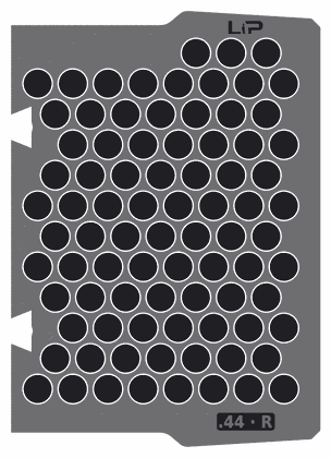 .44 · R insert half, top view