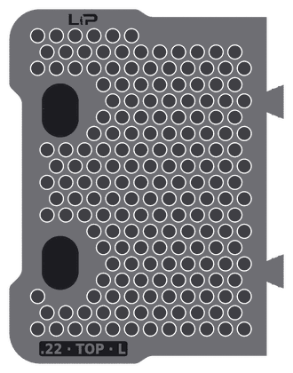 .22 · TOP · L insert half, top view