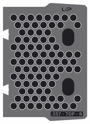 .357 · TOP · R insert half, top view