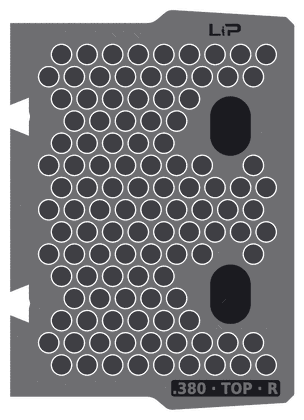 .380 · TOP · R insert half, top view