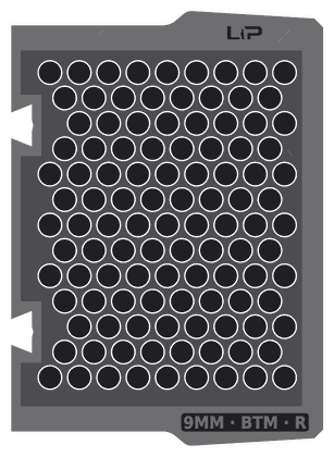9MM · BTM · R insert half, top view