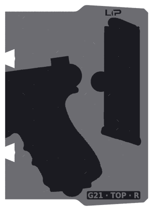 G21 · TOP · R insert half, top view