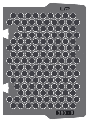 .380 · R insert half, top view